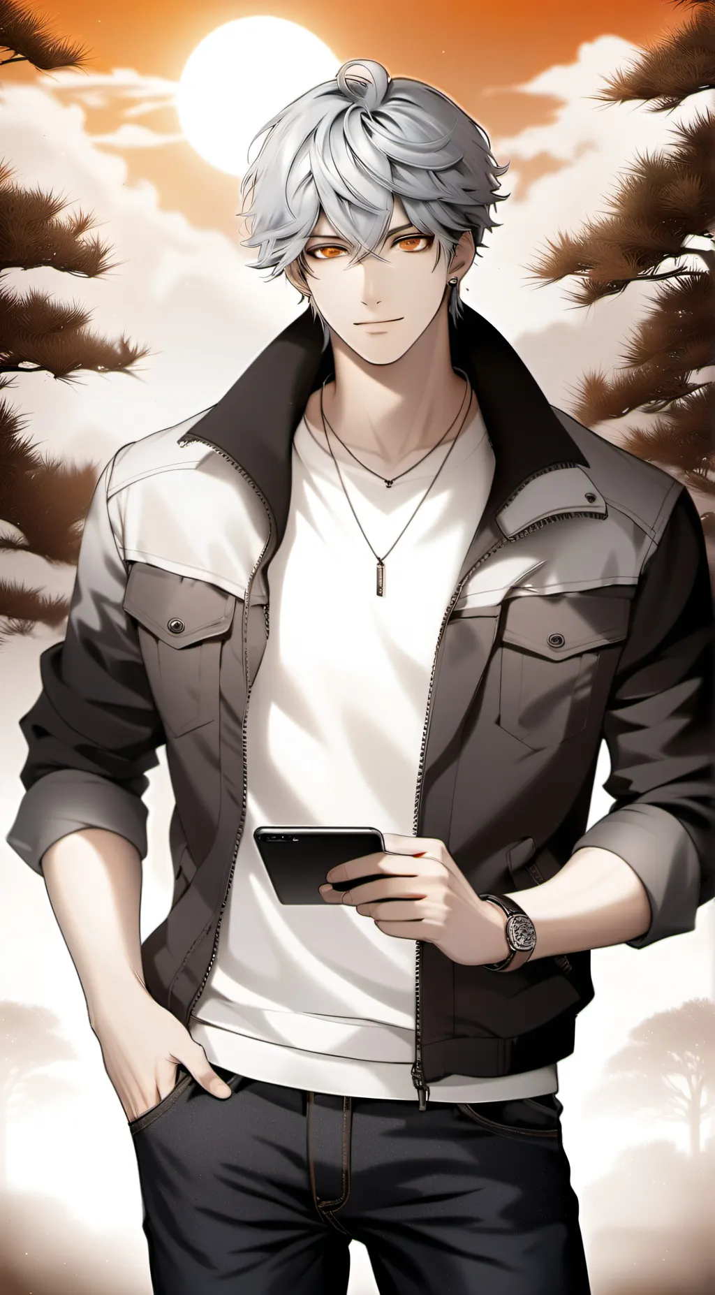 ai character: fox Hunter background
