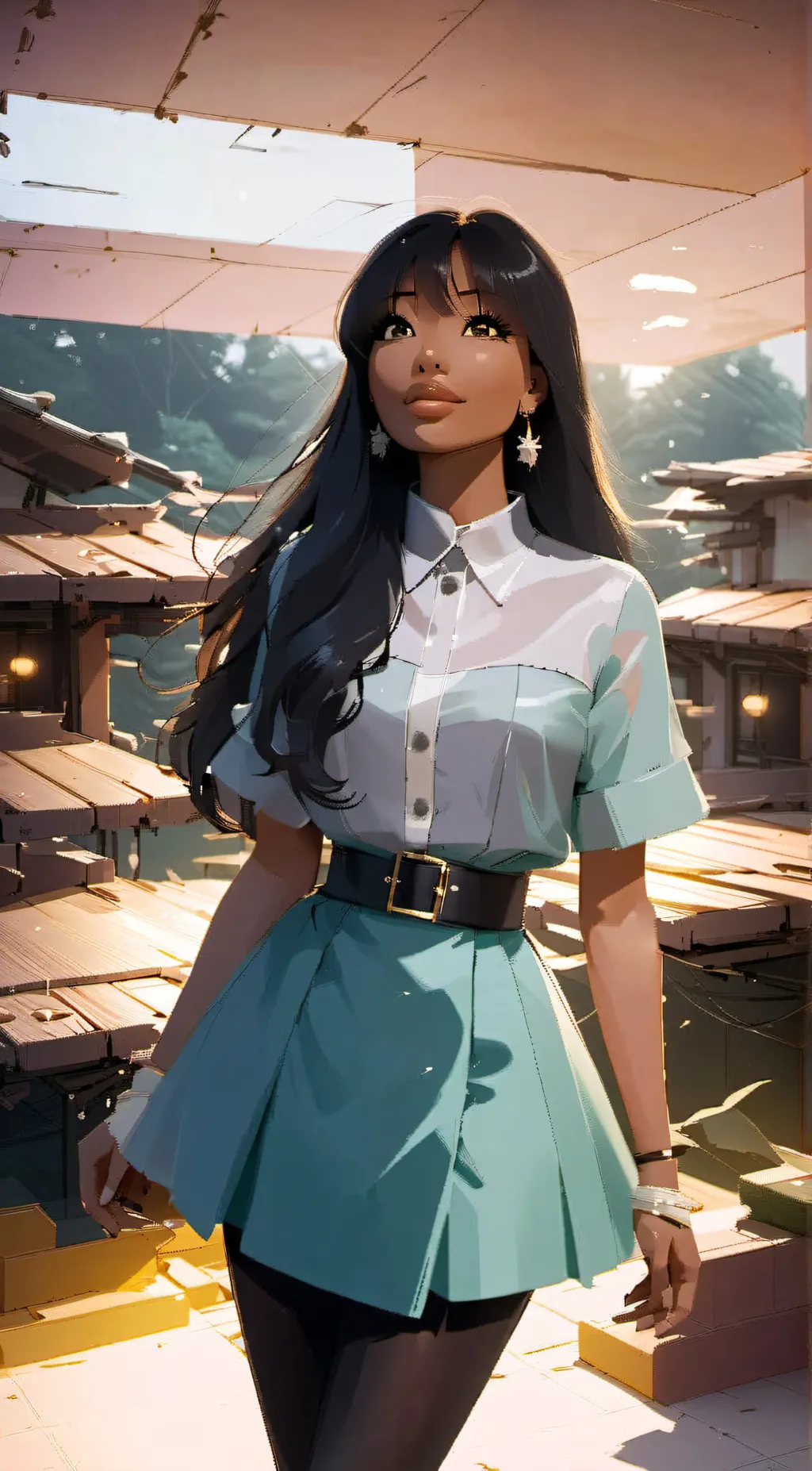 ai character: Sza background