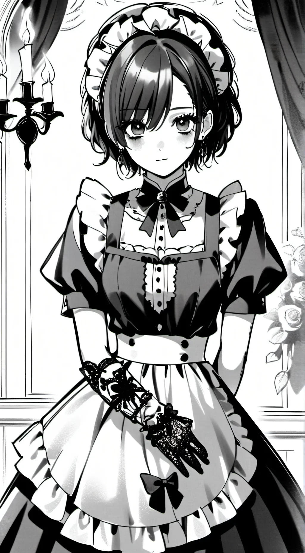 ai character: Zombie maids background