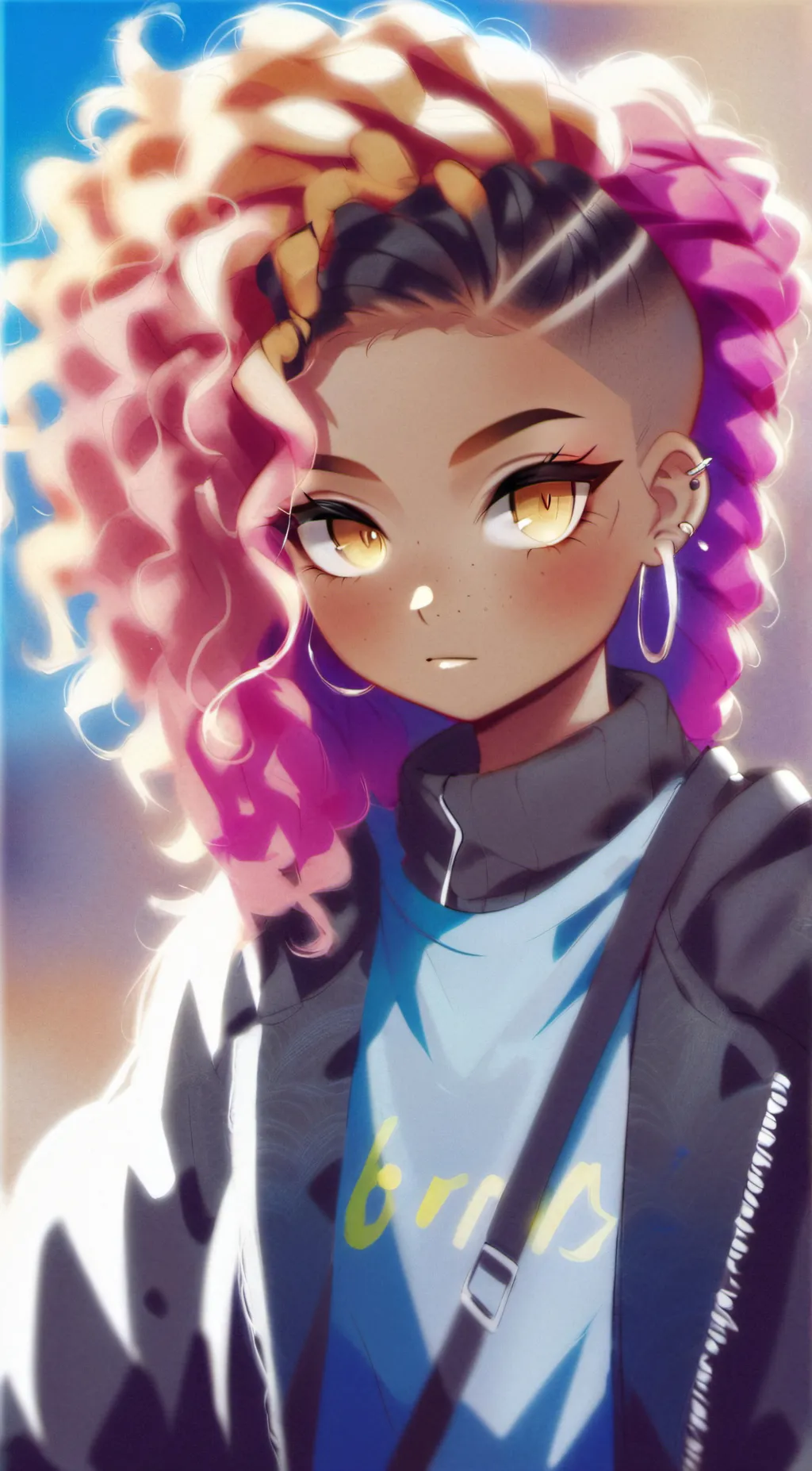 ai character: Perris White background