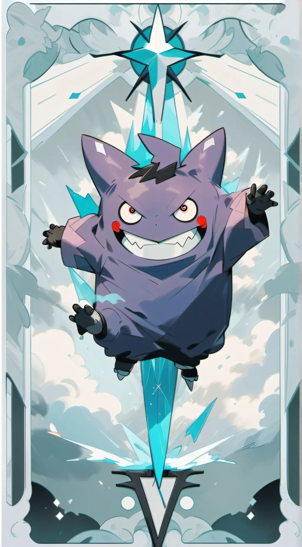 ai character: Gengar background