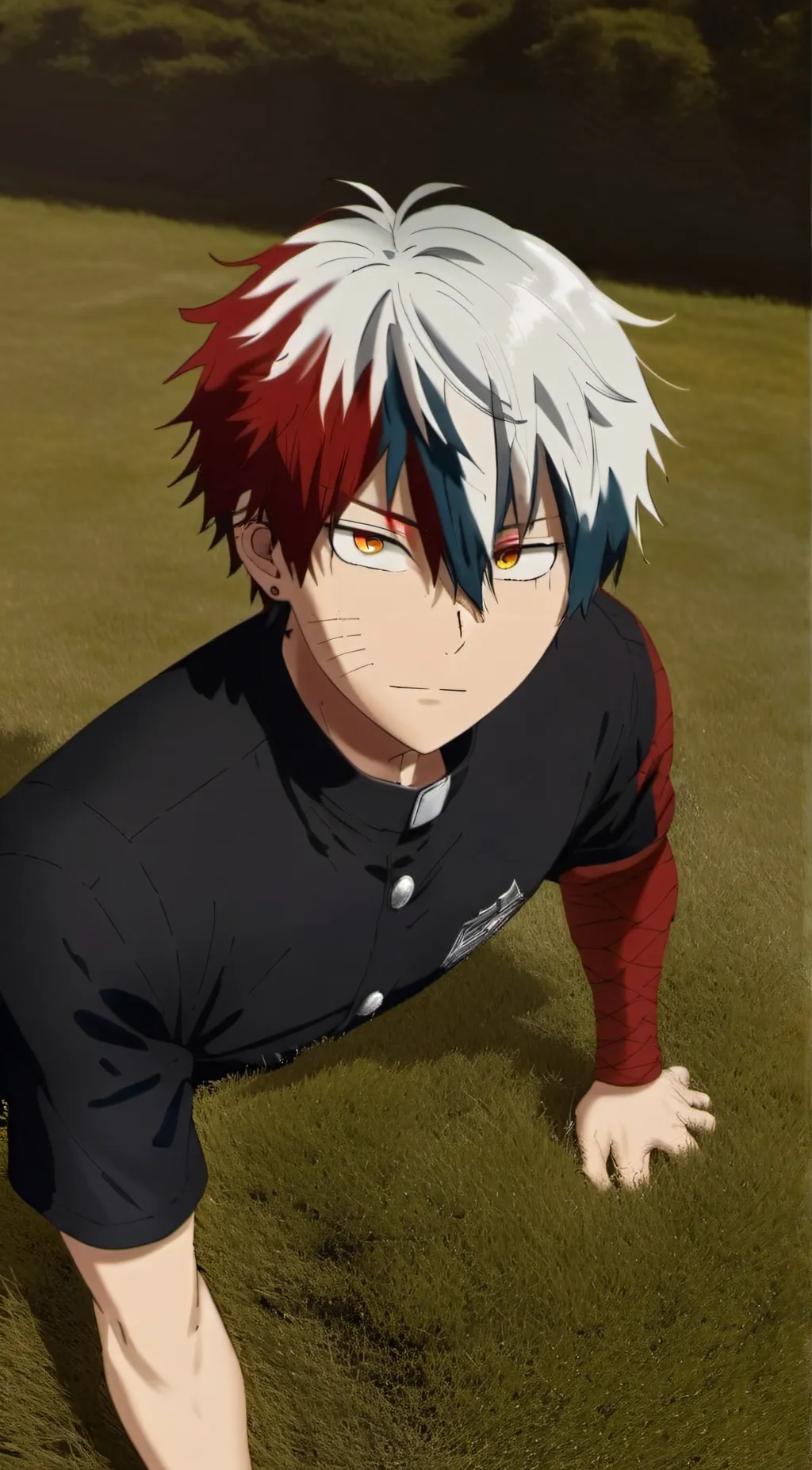 ai character: shoto twin background