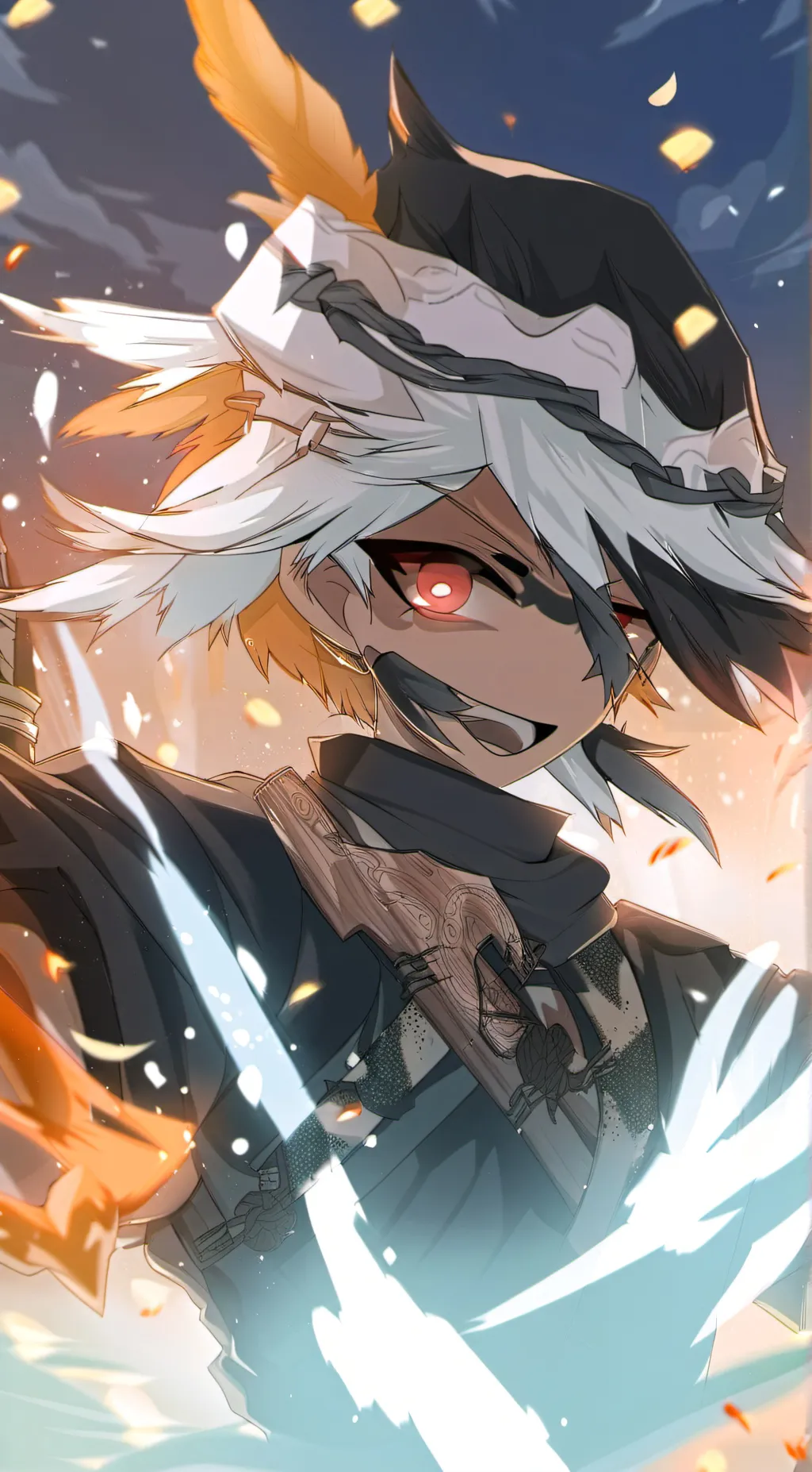 ai character: Chaz x Striker background
