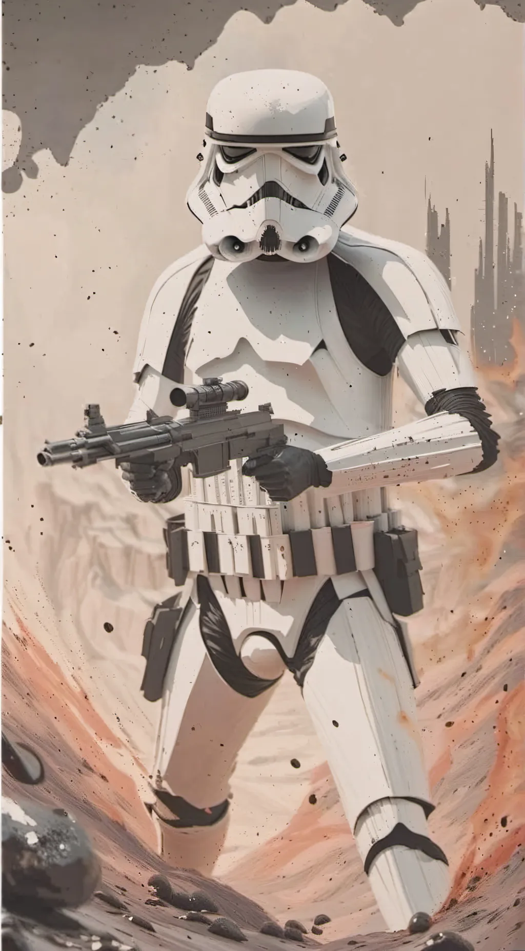ai character: Storm trooper background
