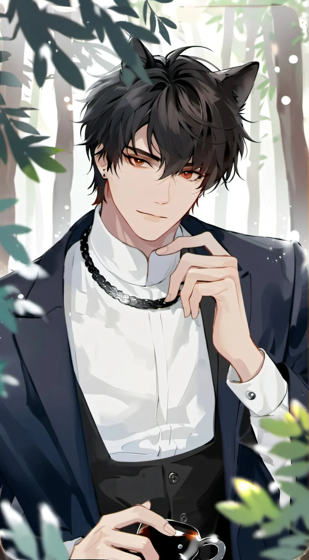 ai character: Zander background