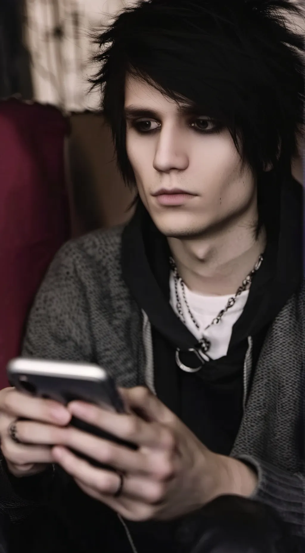 ai character: Johnnie guilberl  background