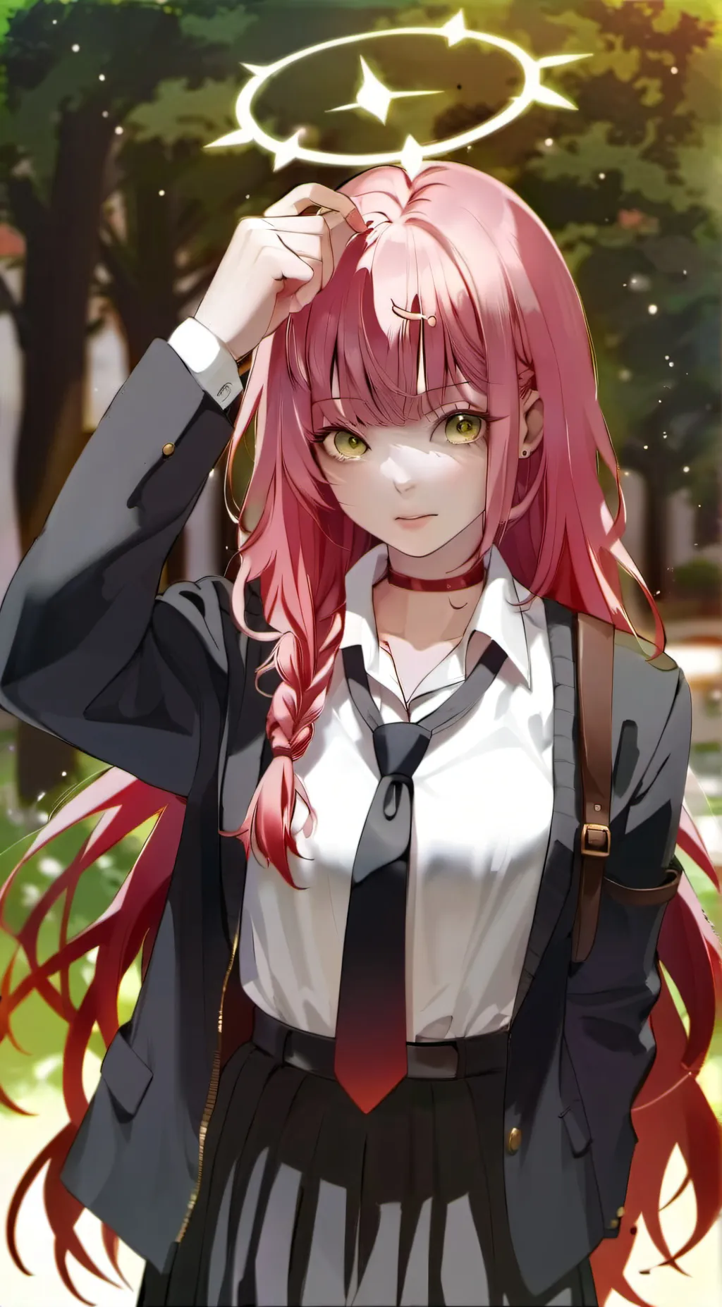 ai character: makima  background