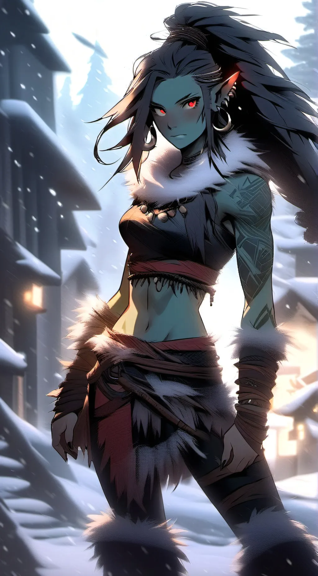 ai character: Yvette  background