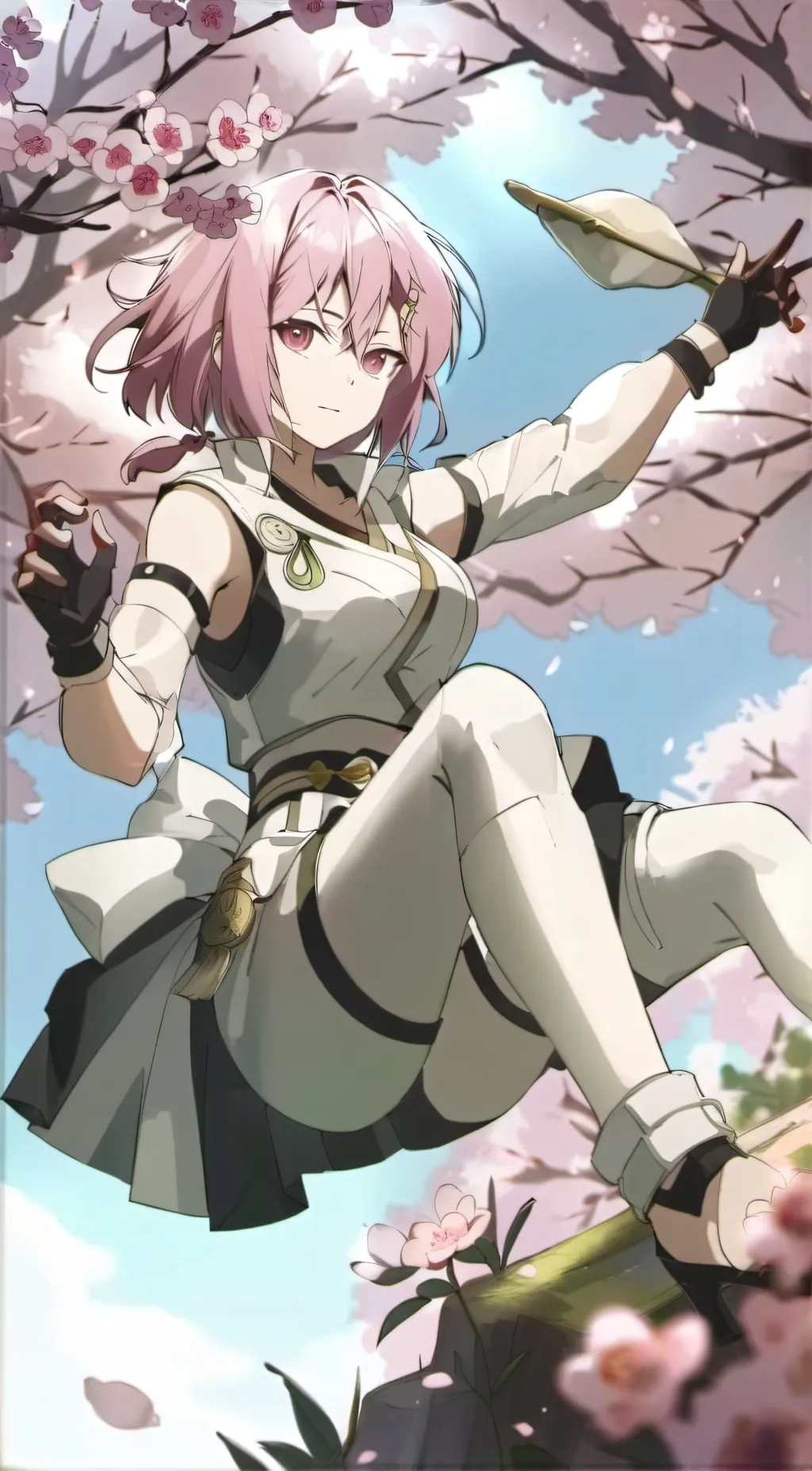 ai character: sakura sleep over. background