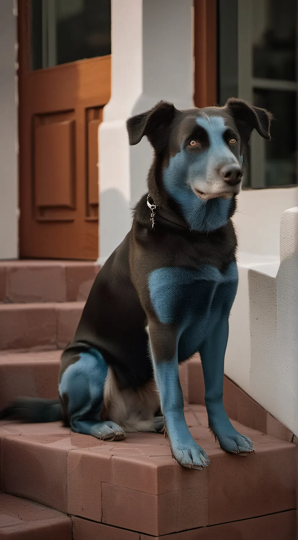 ai character: Alex (Blue Dog)  background