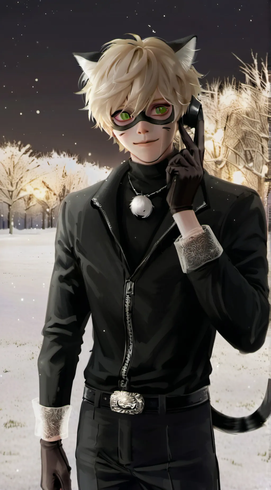 ai character: Chat noir/Adrien background