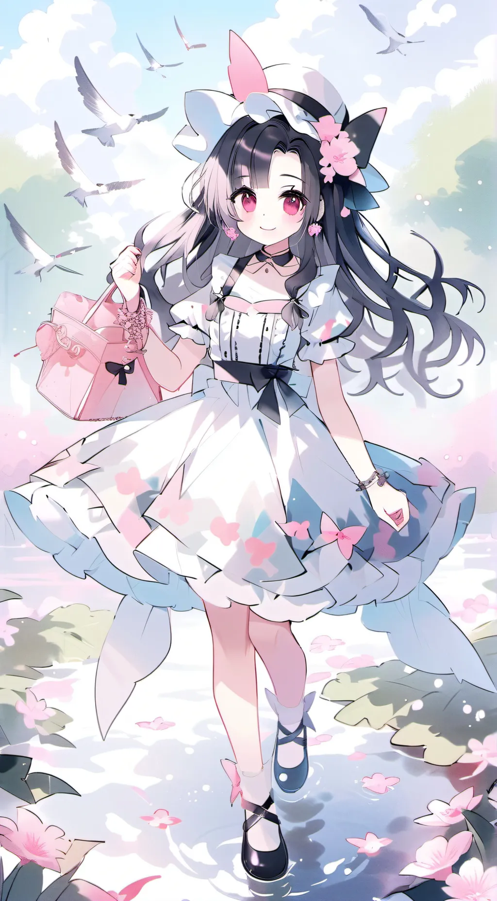 ai character: Nezuko Kamado background