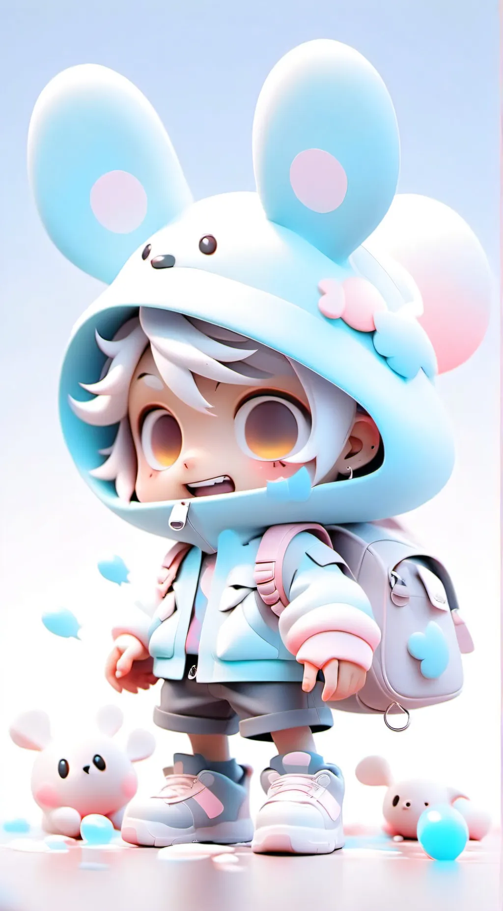 ai character: Bubbles  background