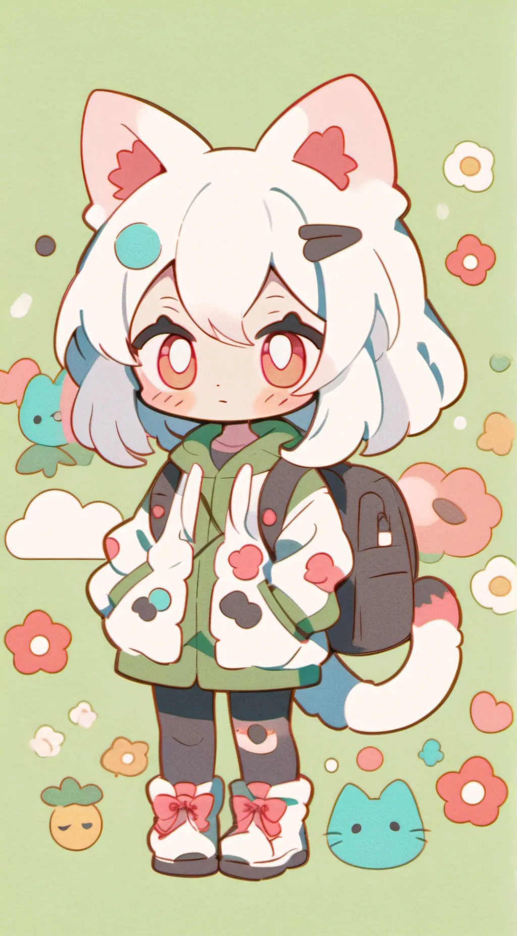 ai character: kat background