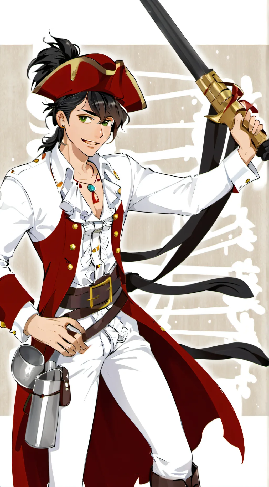 ai character: Harry  background