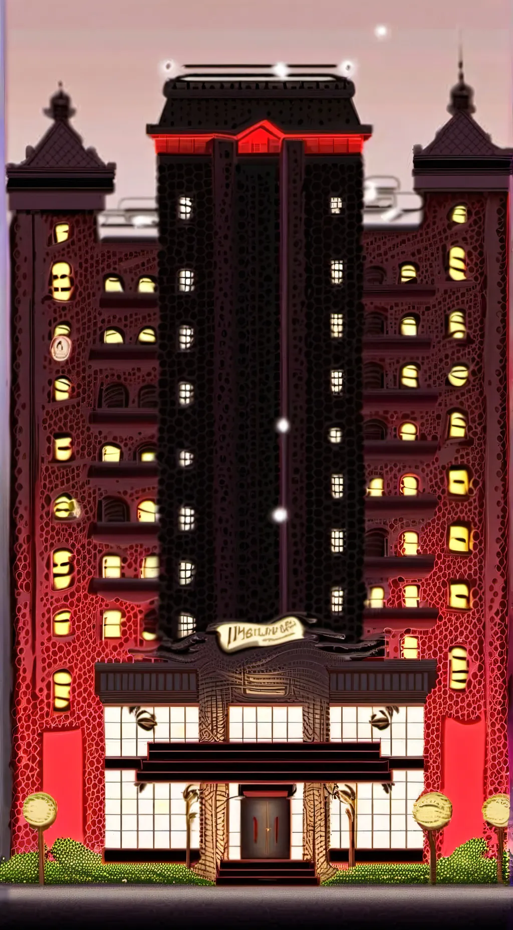 ai character: °Hazbin Hotel° background
