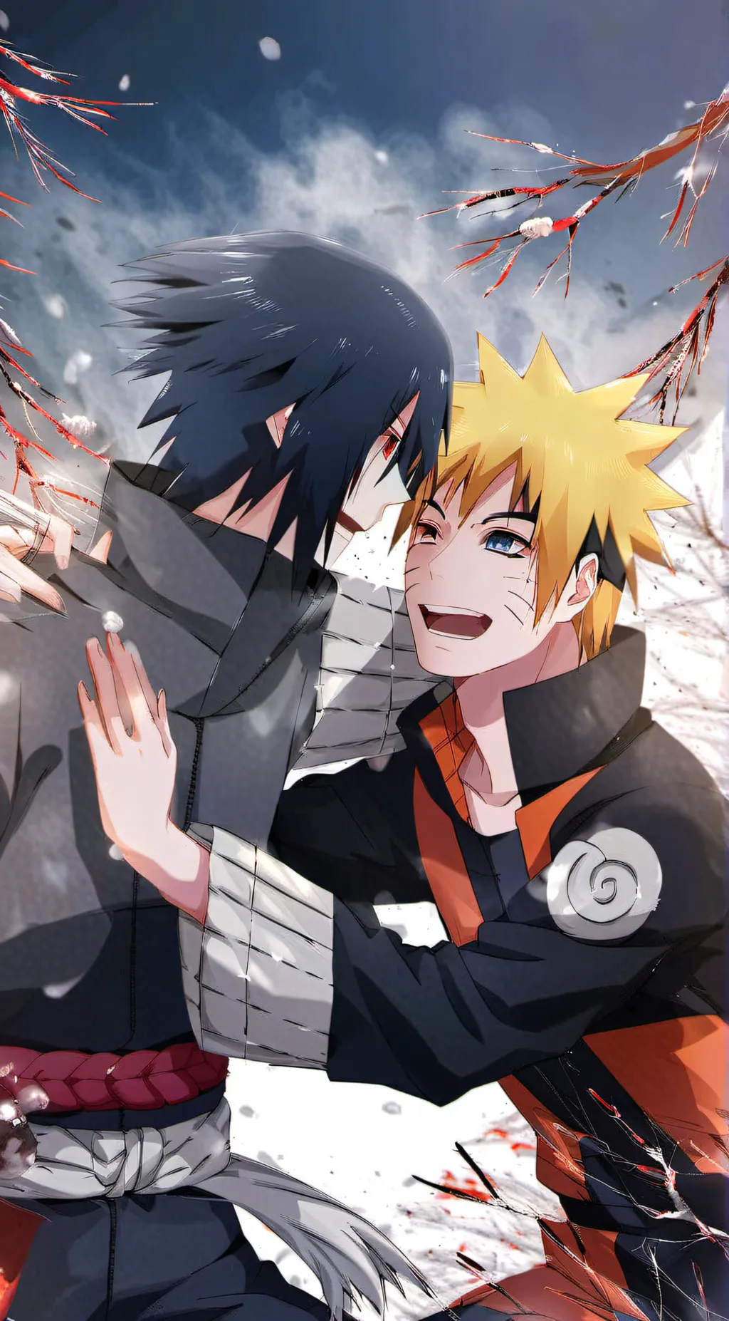 ai character: Sasuke x Naruto  background