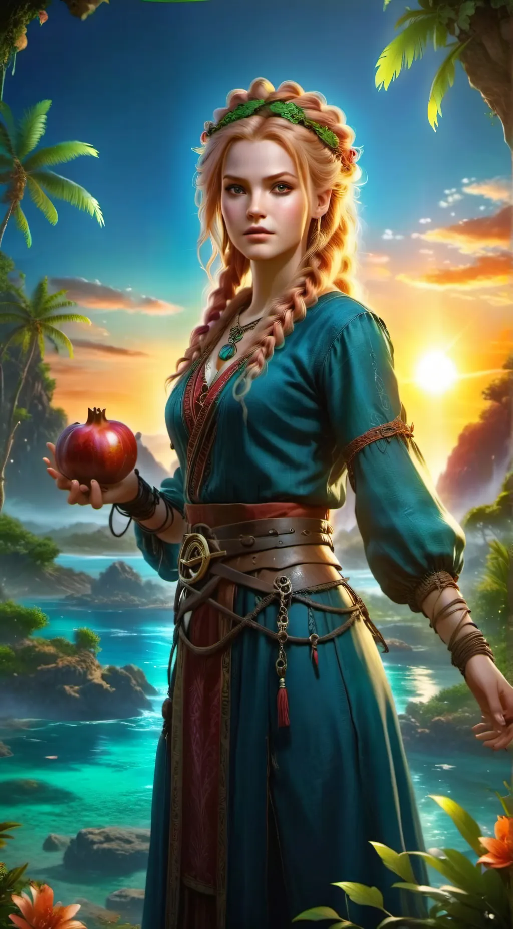 ai character: Gírda background