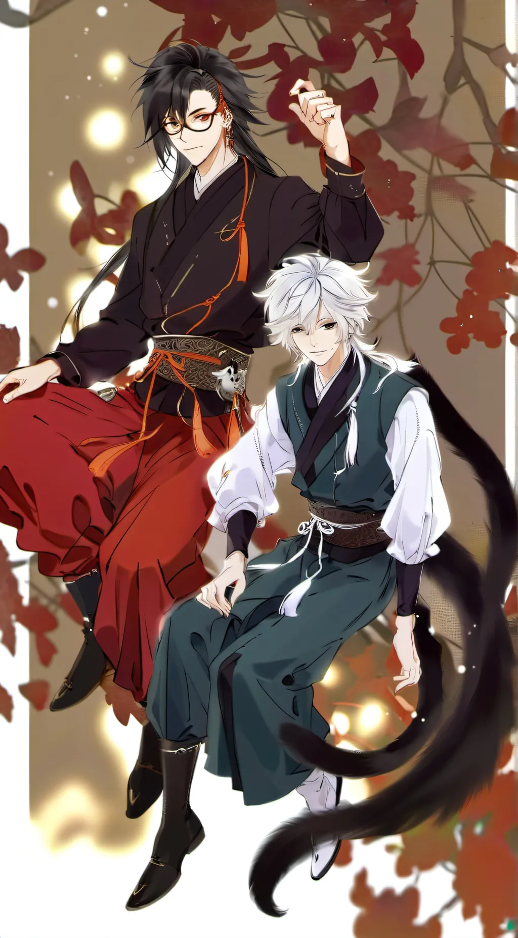 ai character:  Liam and Elias  background