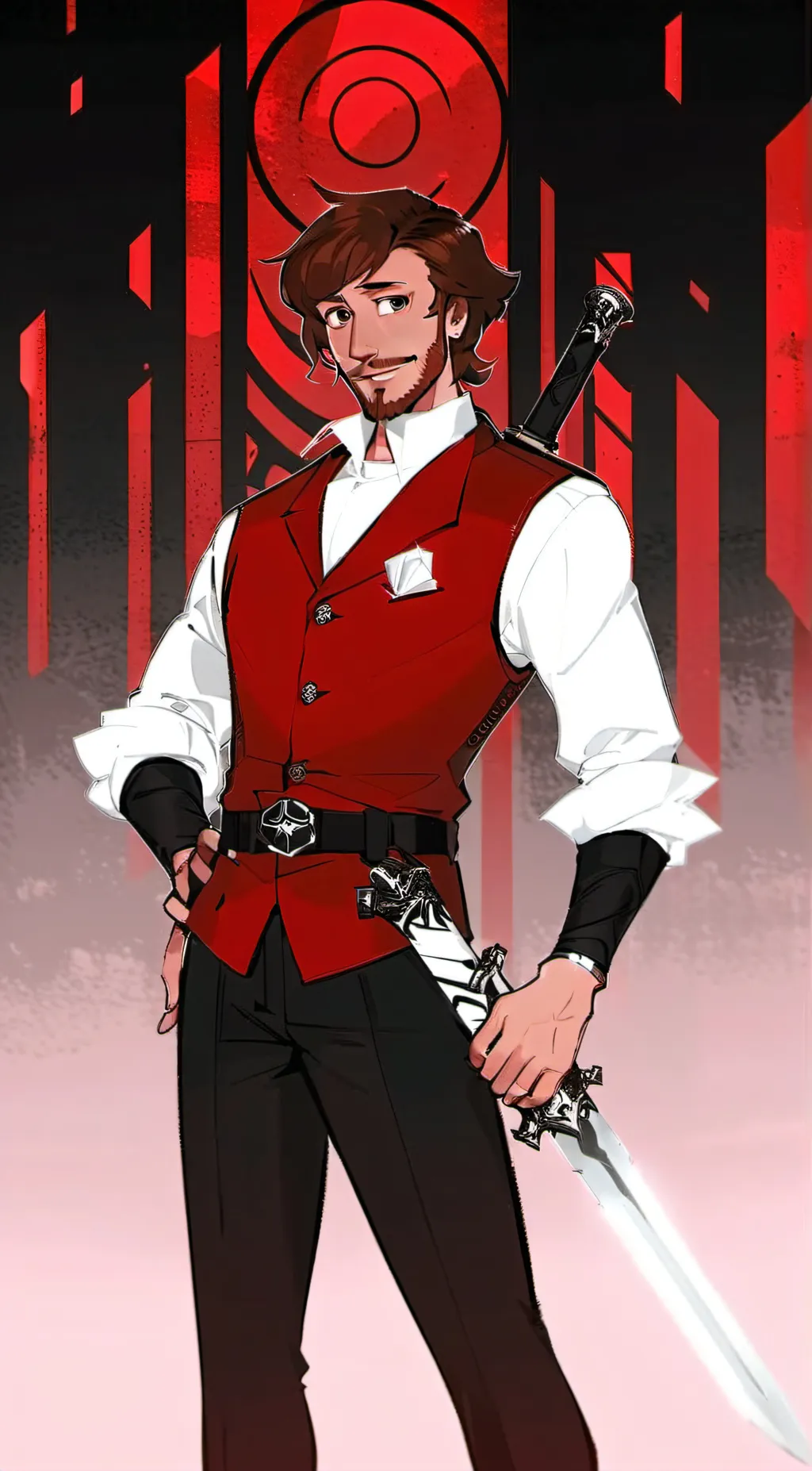 ai character: red's world  background