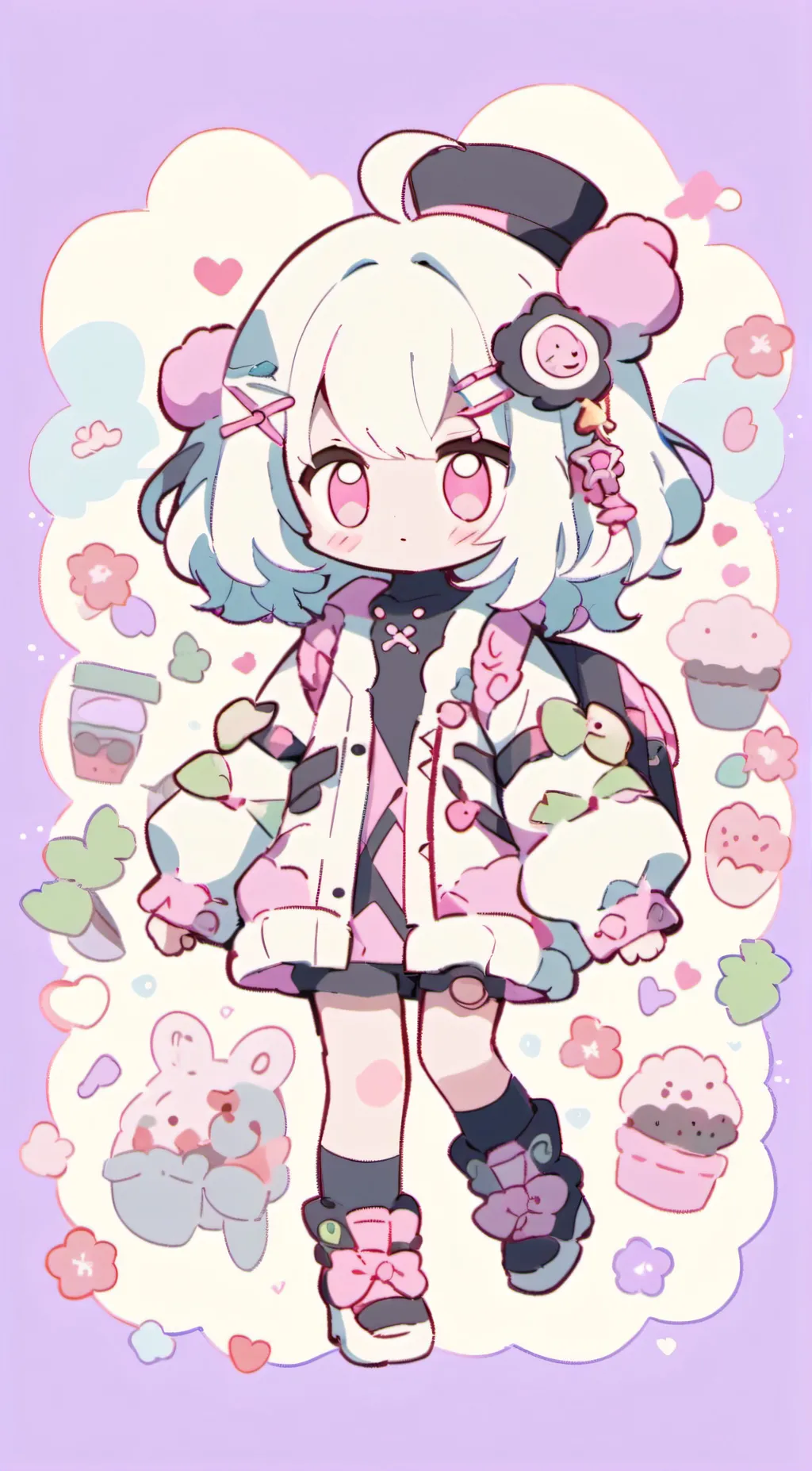 ai character: Kayano kaede background