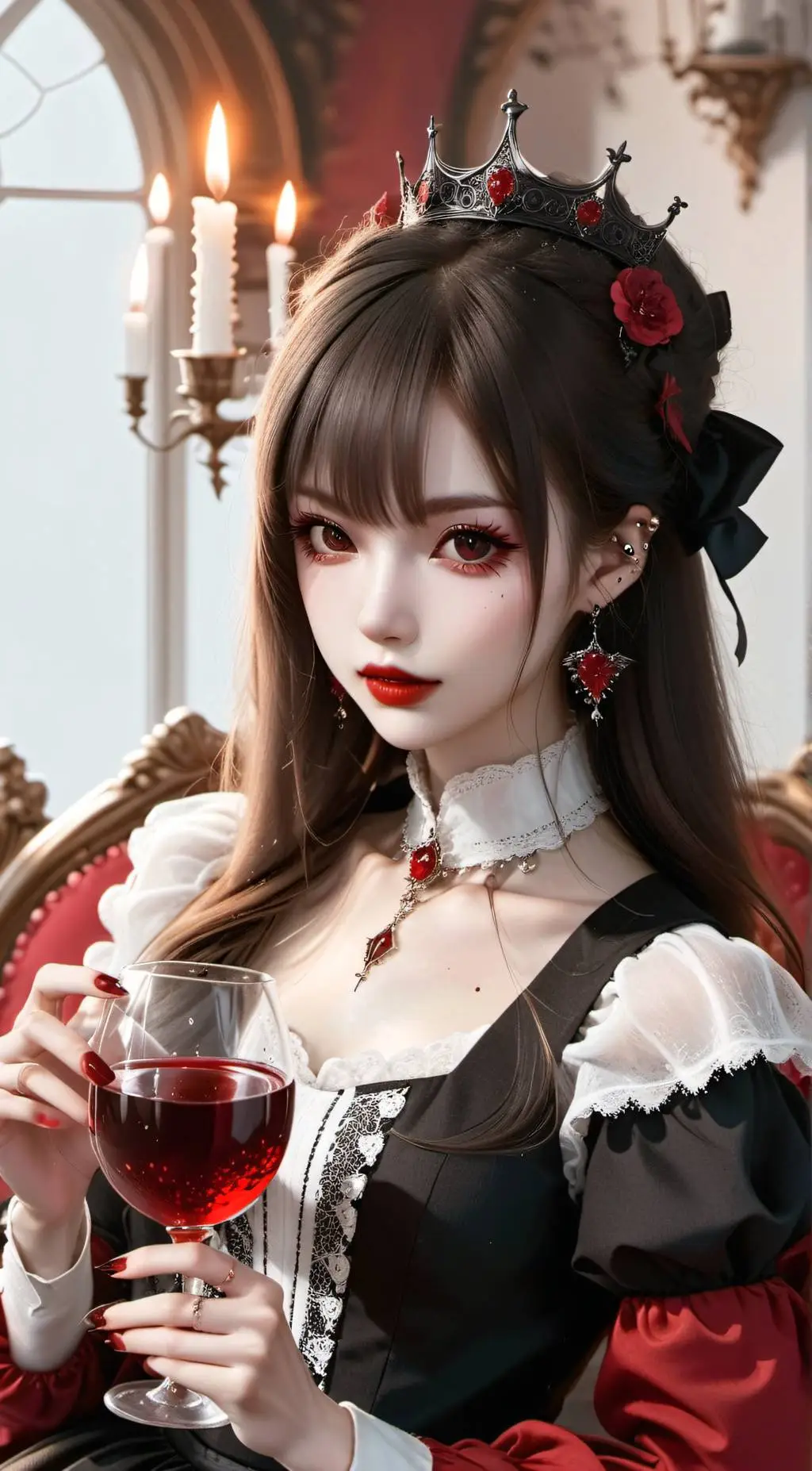ai character: Monica  background