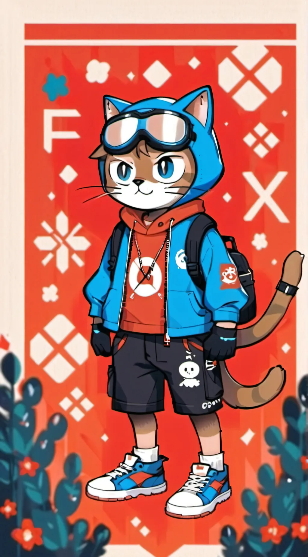ai character: Murphy  background