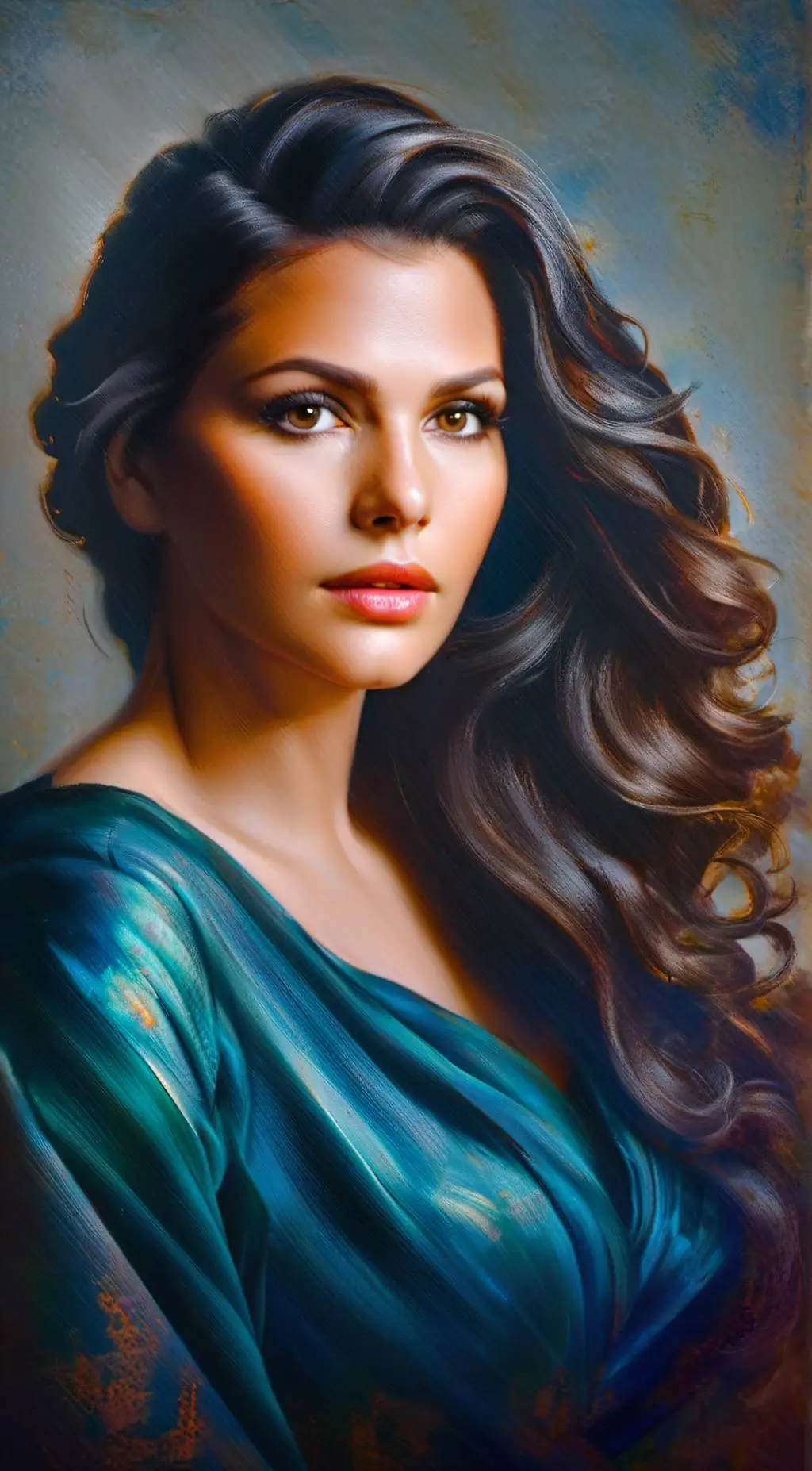 ai character: Cathriana M. background