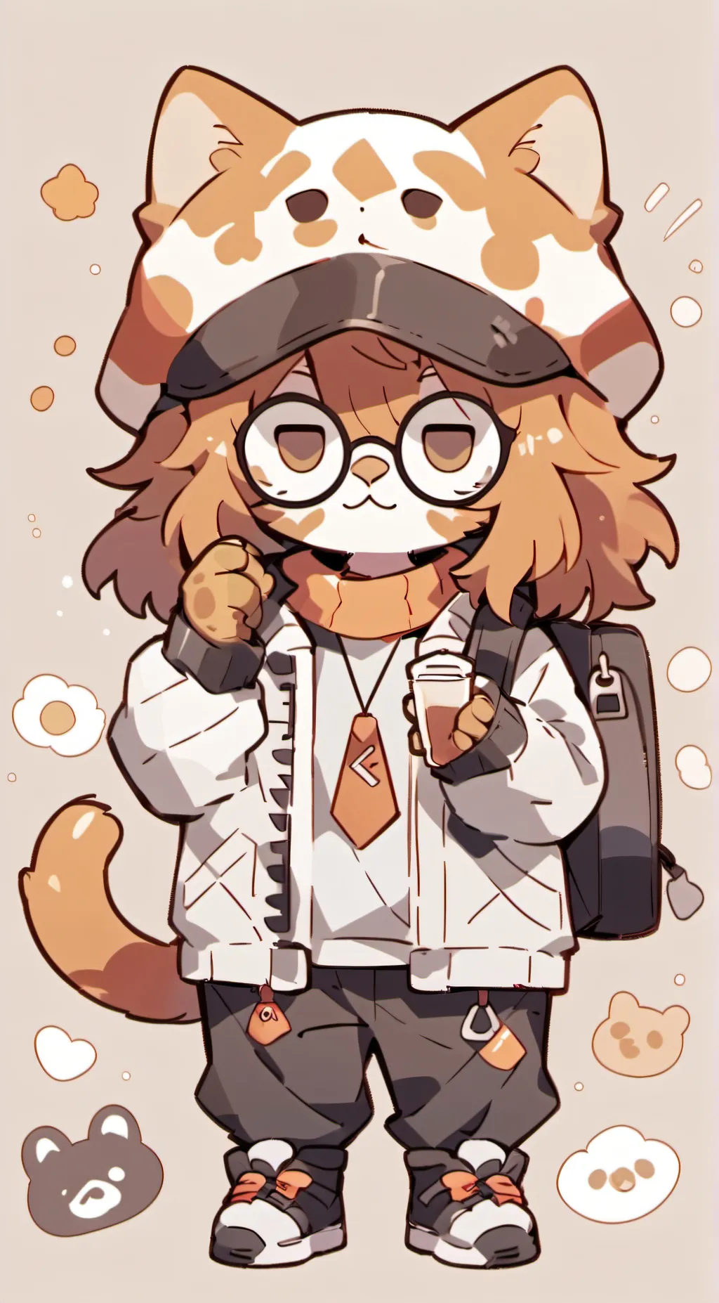 ai character: MeowSculees background