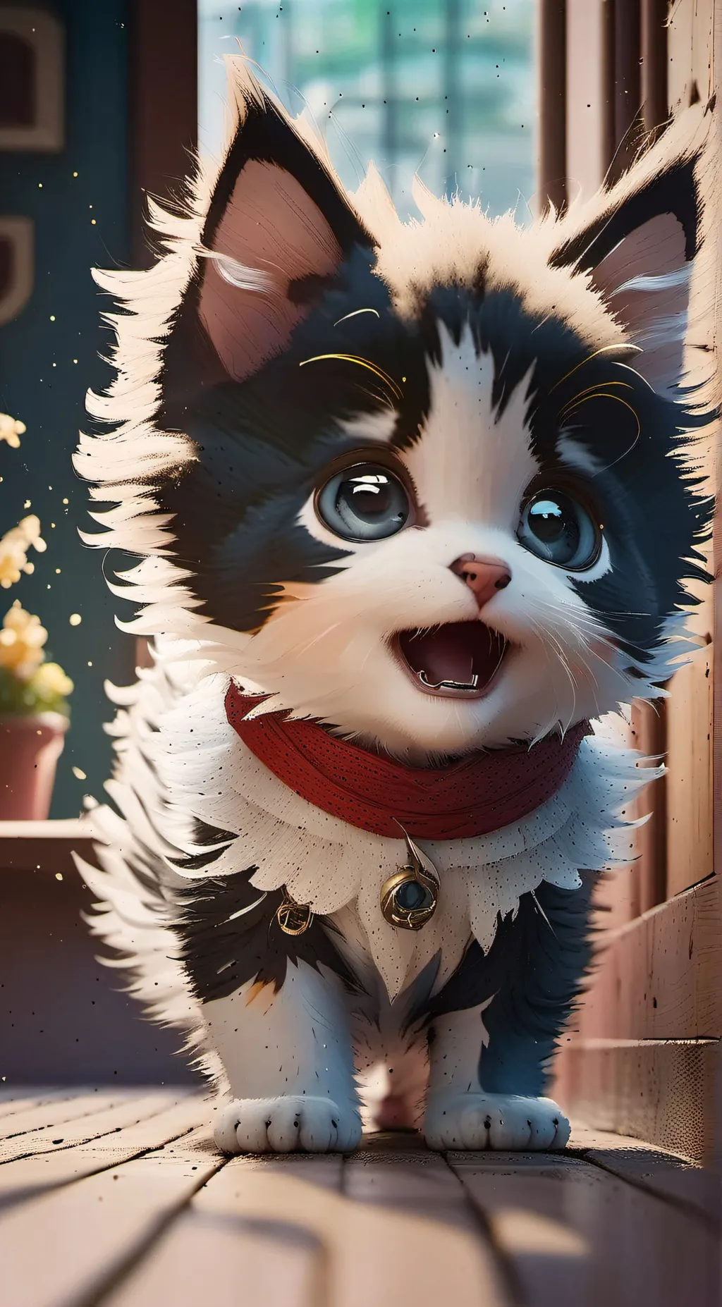 ai character: Cupcake background