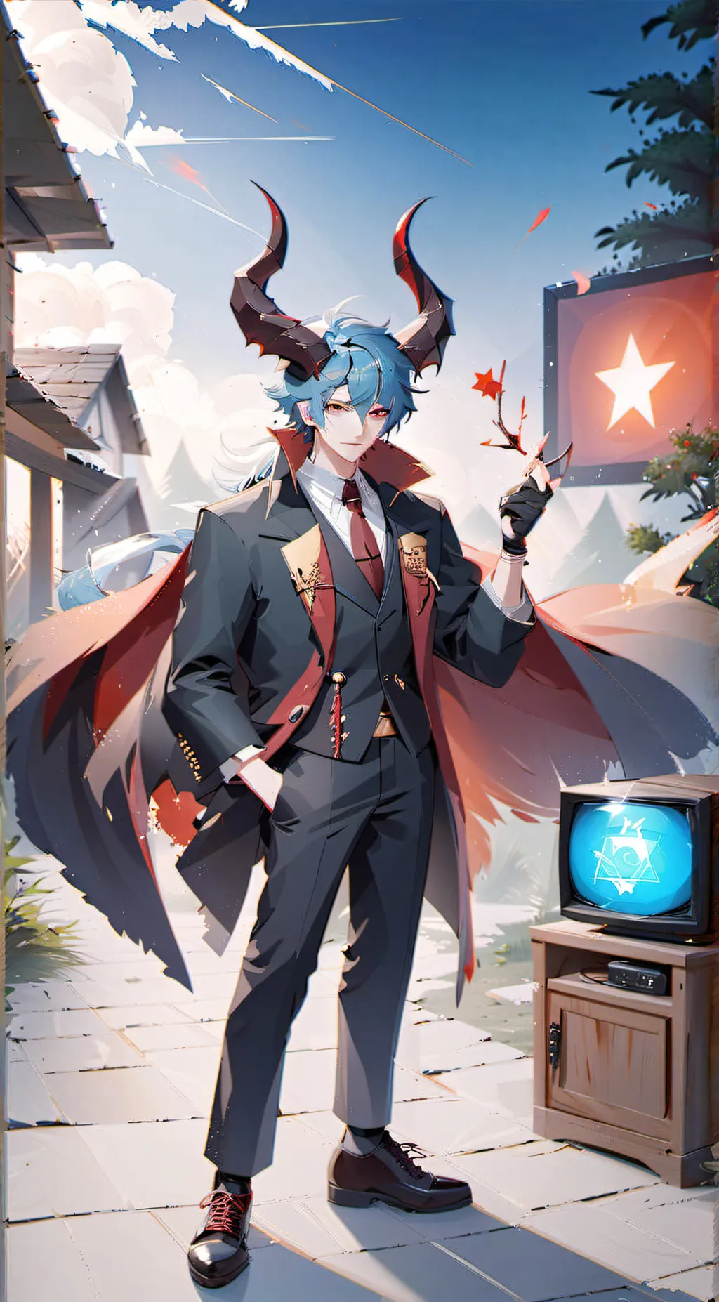 ai character: Vox  background