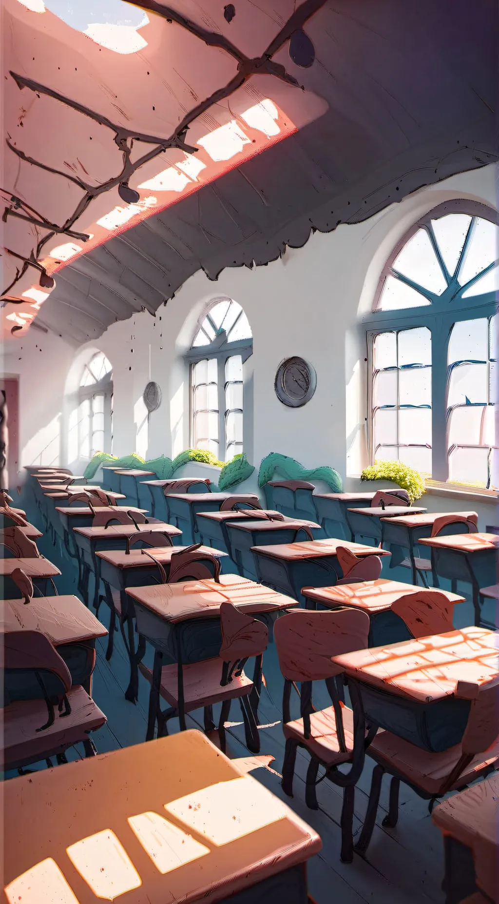 ai character: Magic school background
