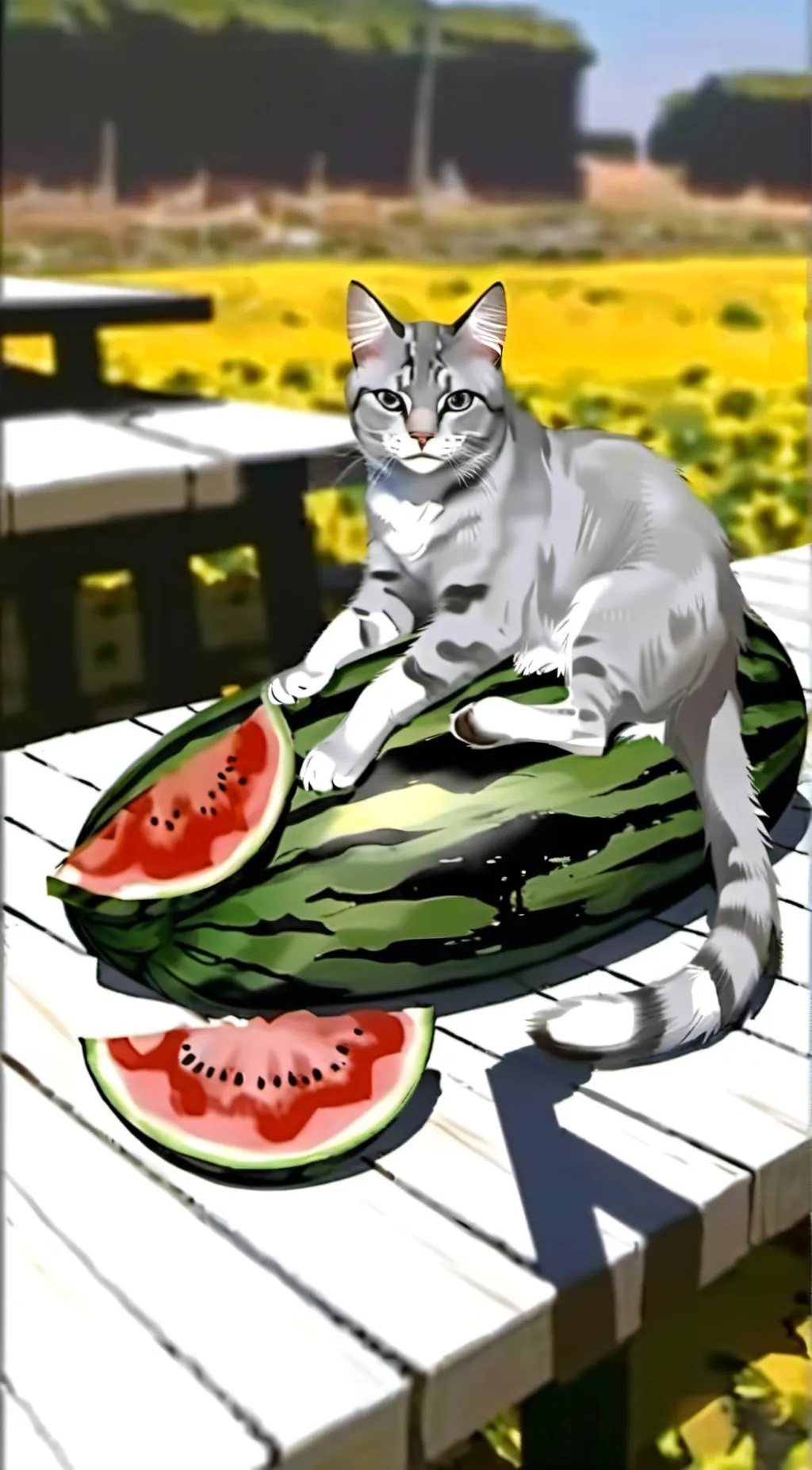 Talkie AI - Chat with watermelon cat