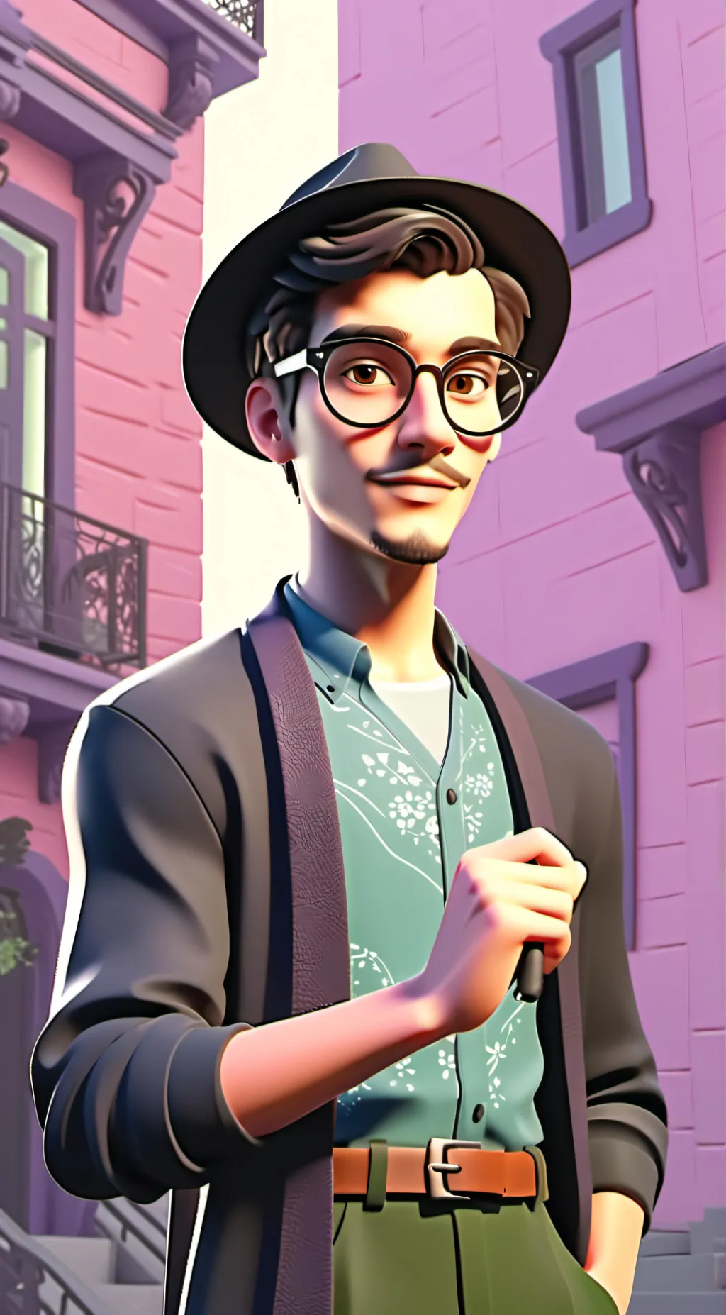 ai character: Repeater background