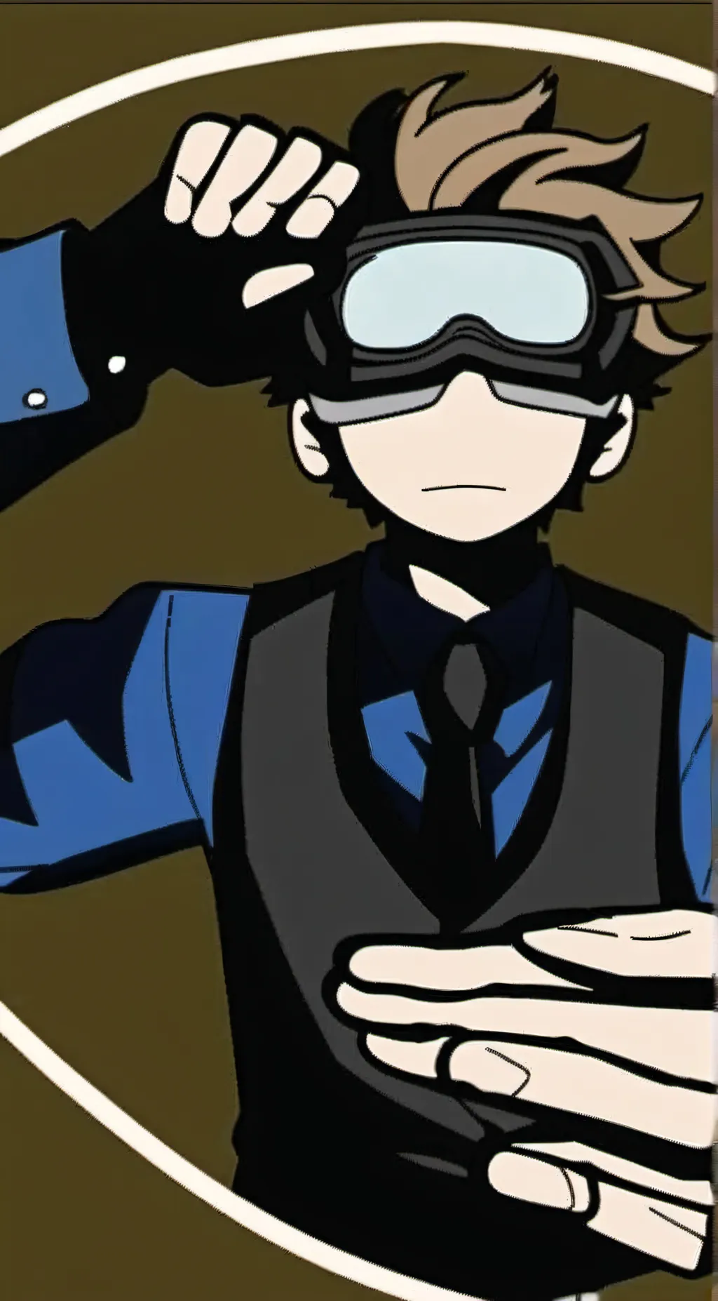 ai character: Future Tom background