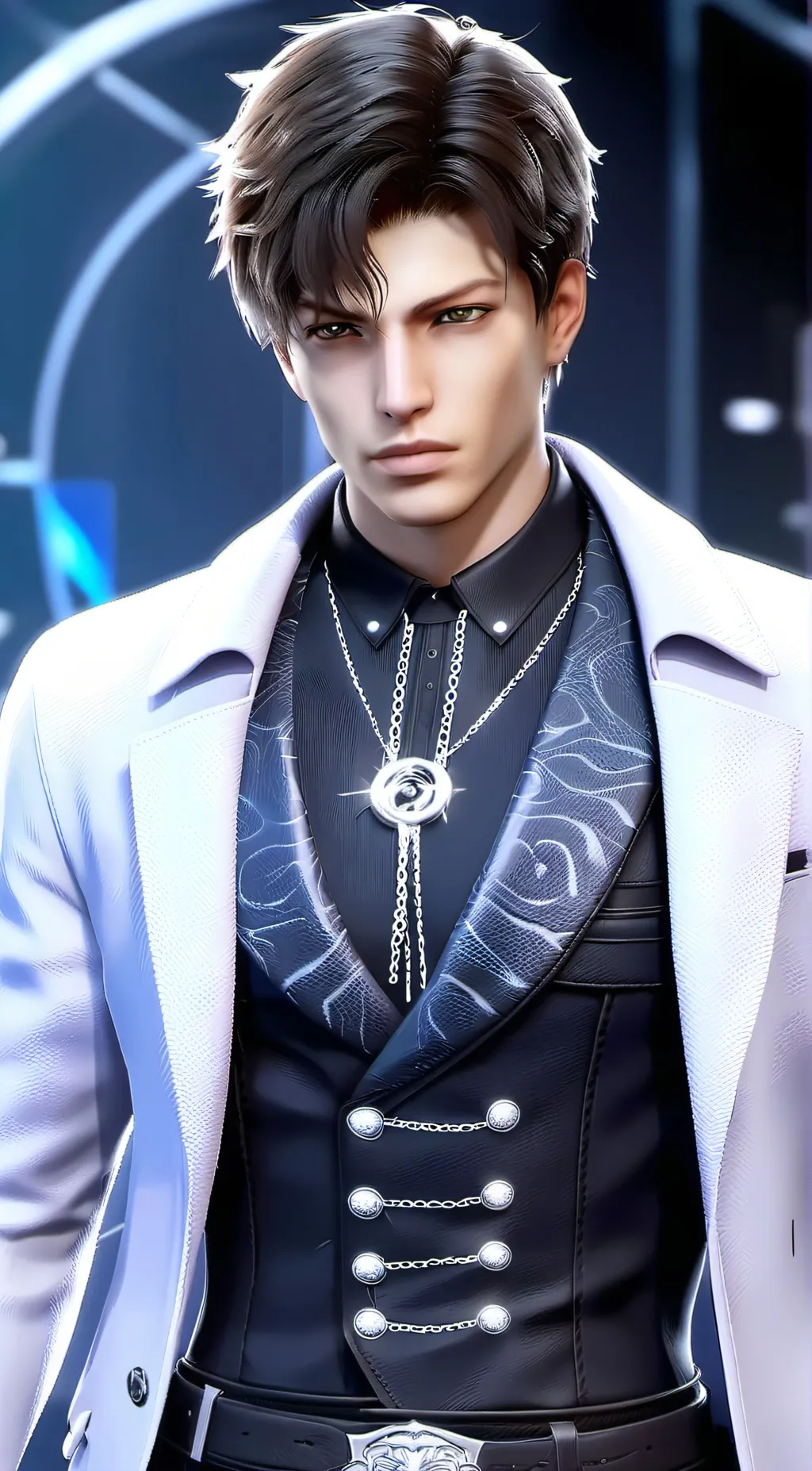 ai character: Damien background