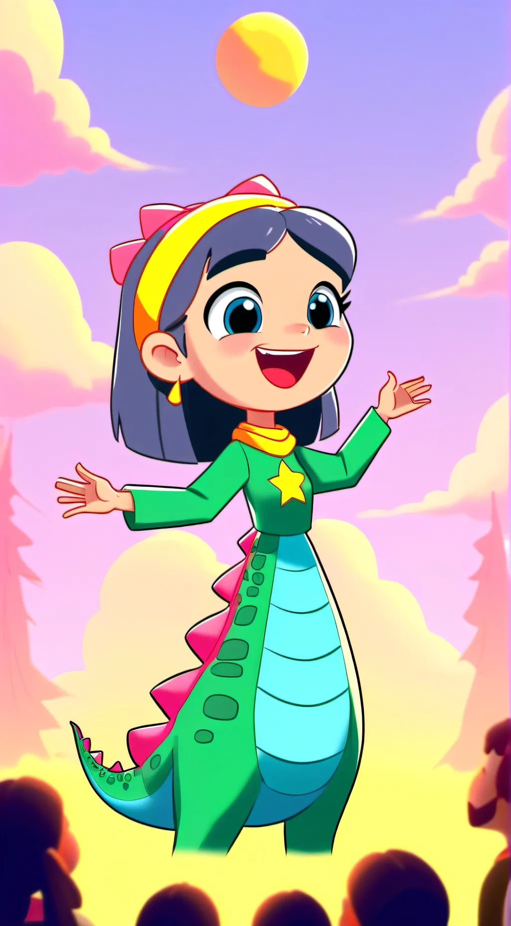 ai character: Nyla moon  background