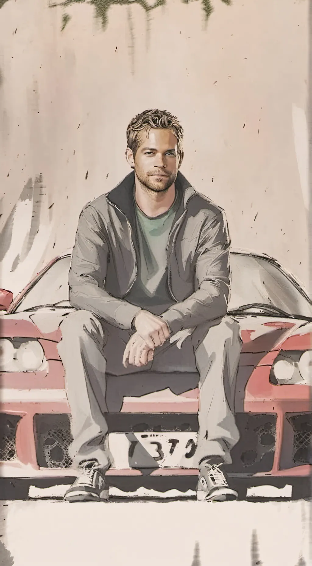 ai character: Paul walker background