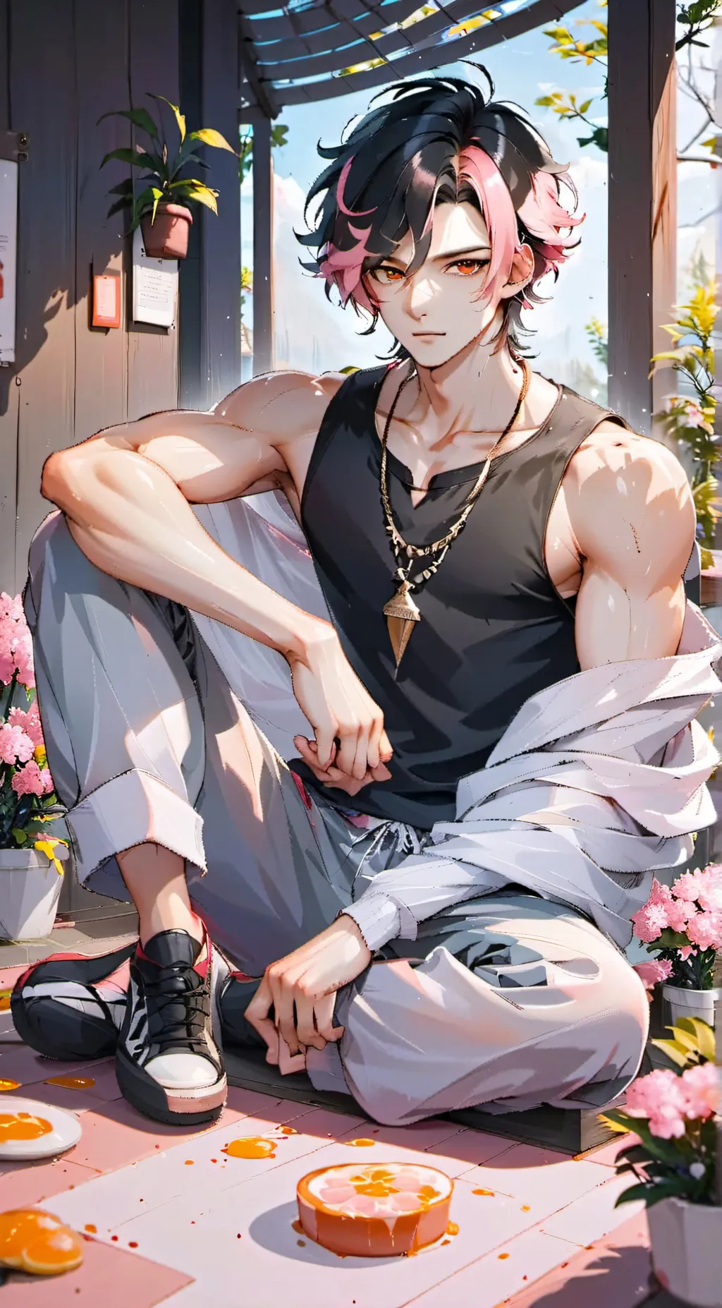ai character: ∘〰︎𓆩Ash𓆪〰︎∘ background