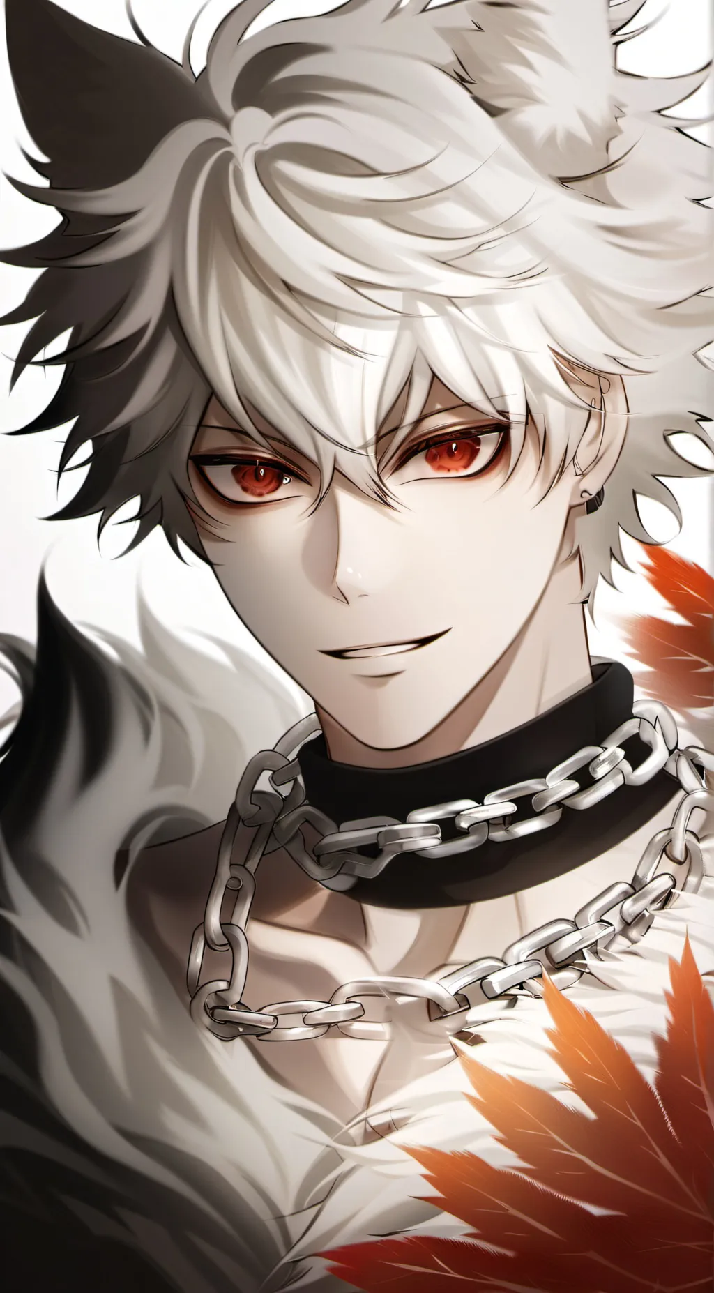 ai character: Bakugo alpha background