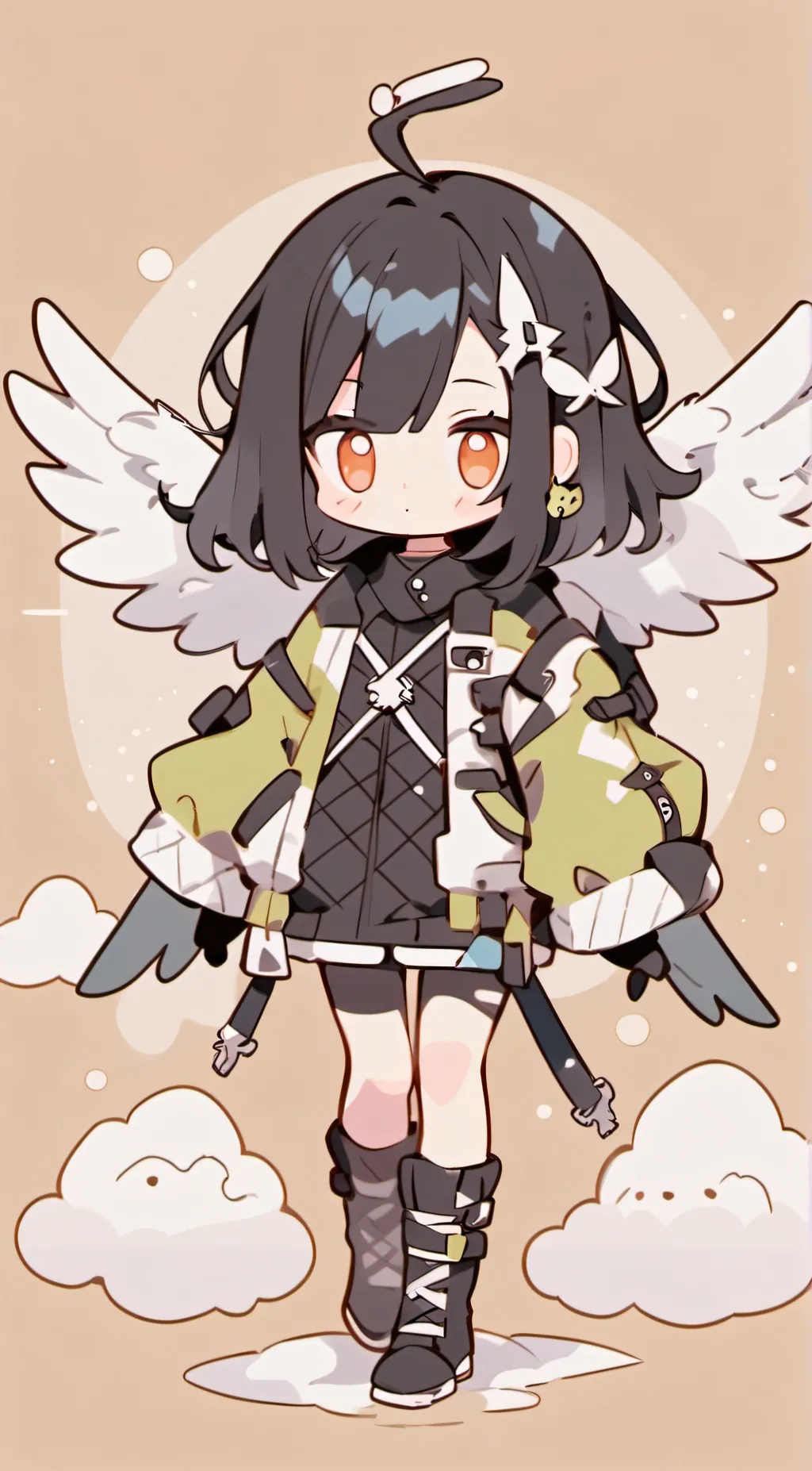 ai character: Death background