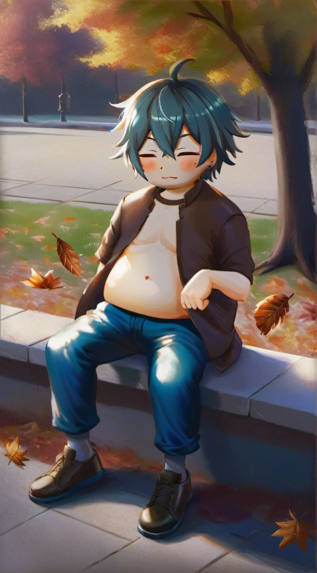 ai character: Deku background