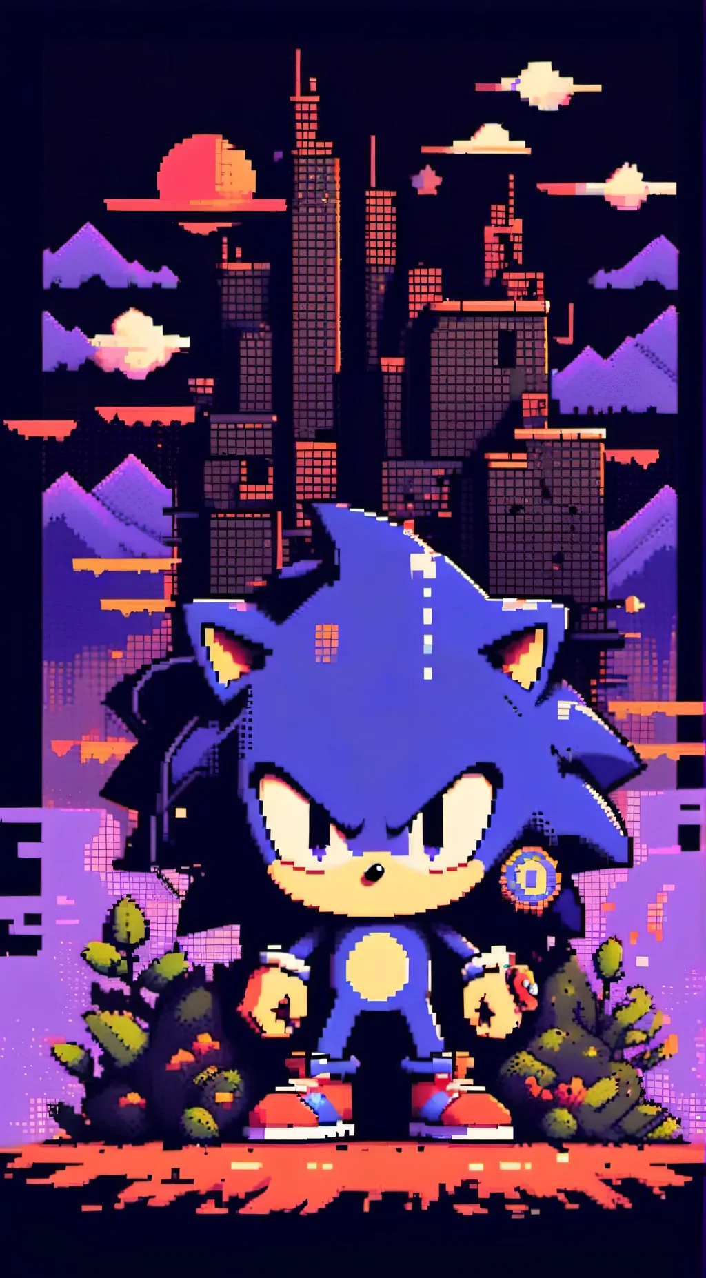 ai character: Sonic RP! background