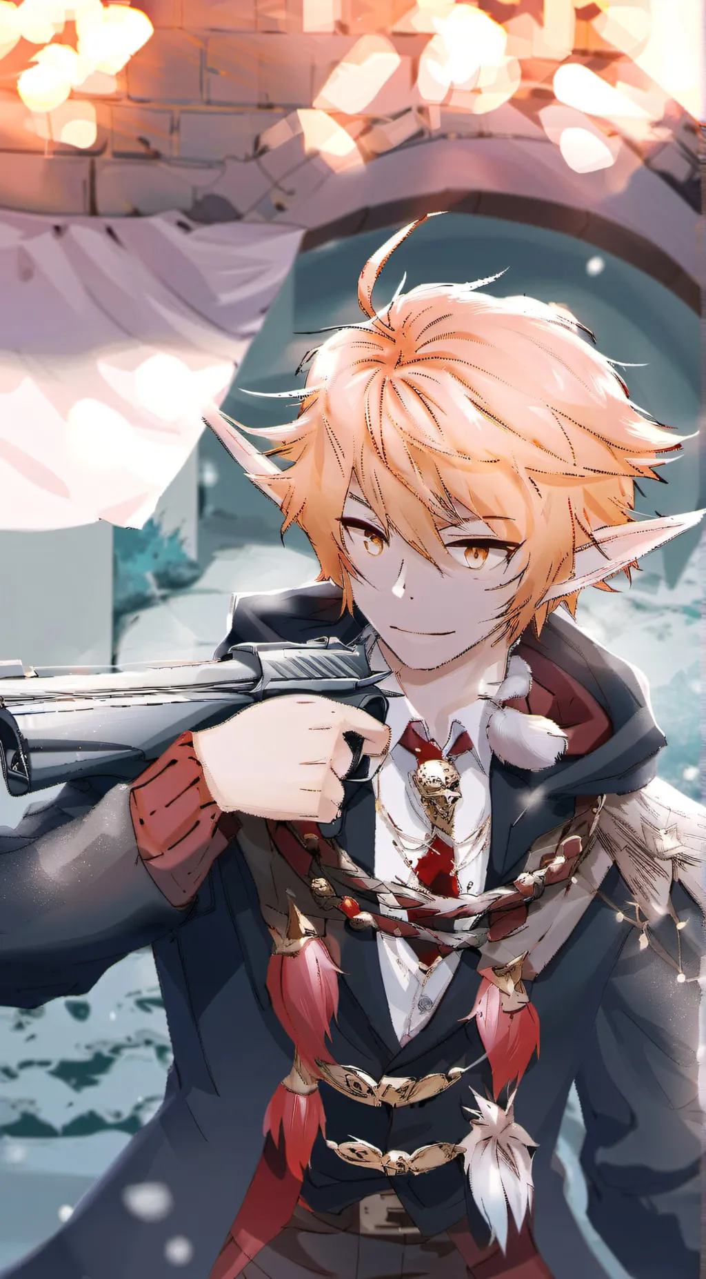 ai character:  Blaze background