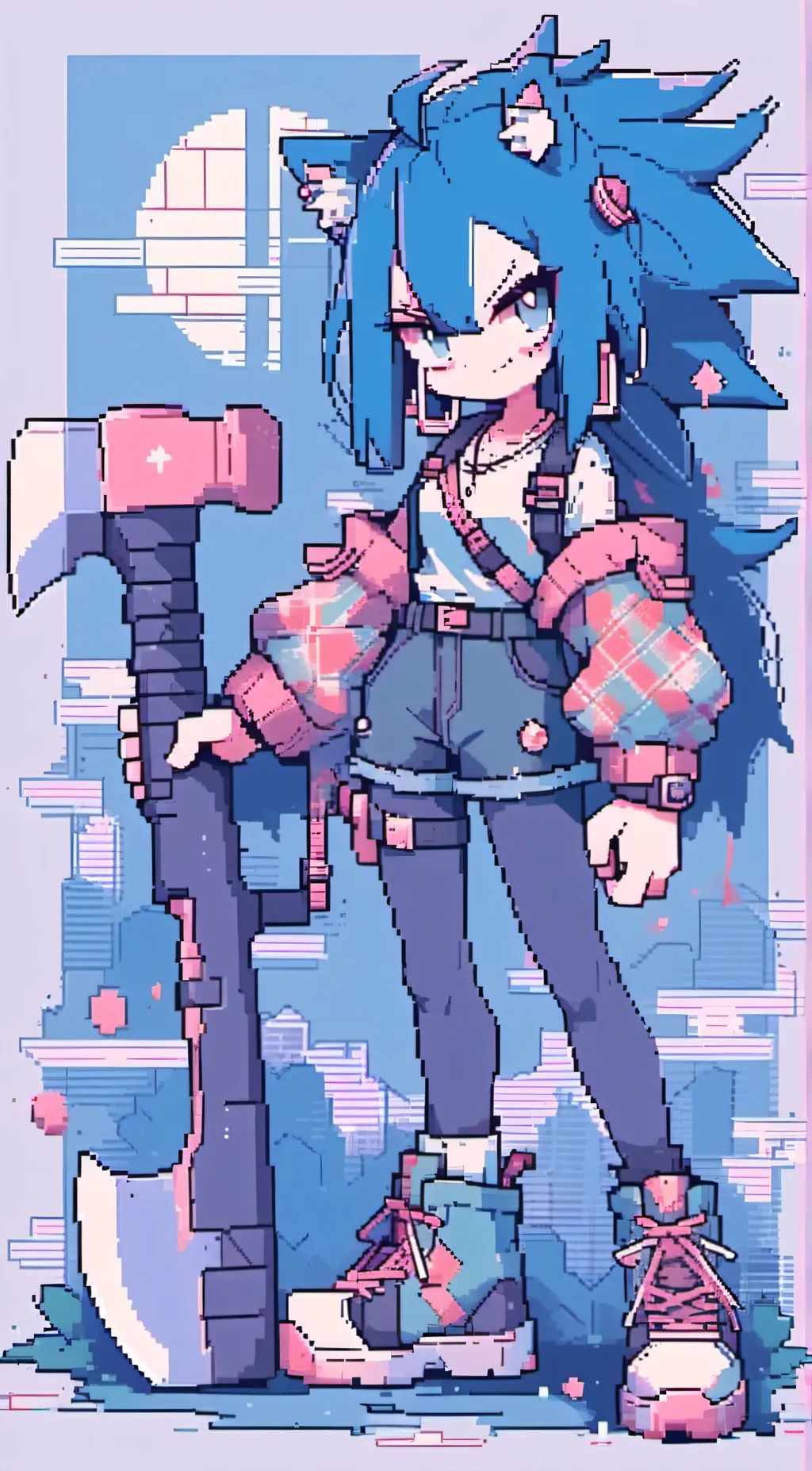 ai character: Emerald Rose background