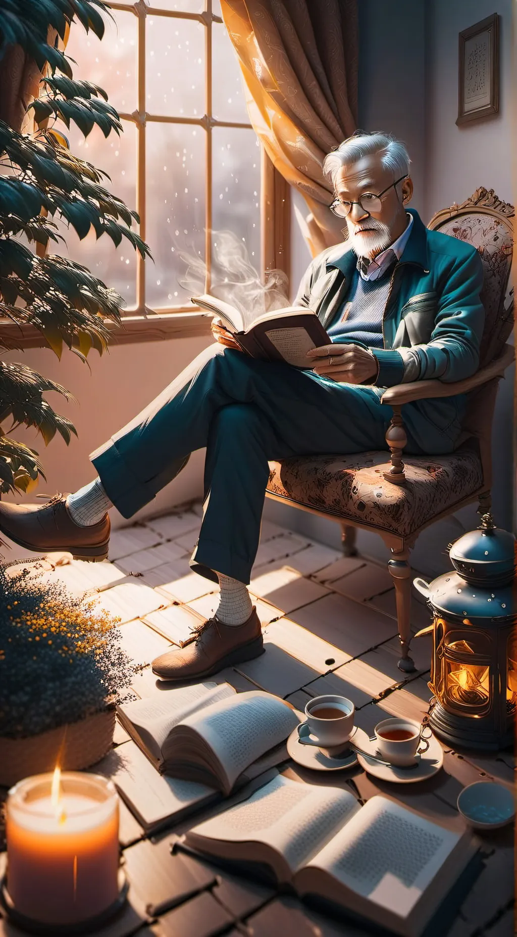 ai character: James Noah background