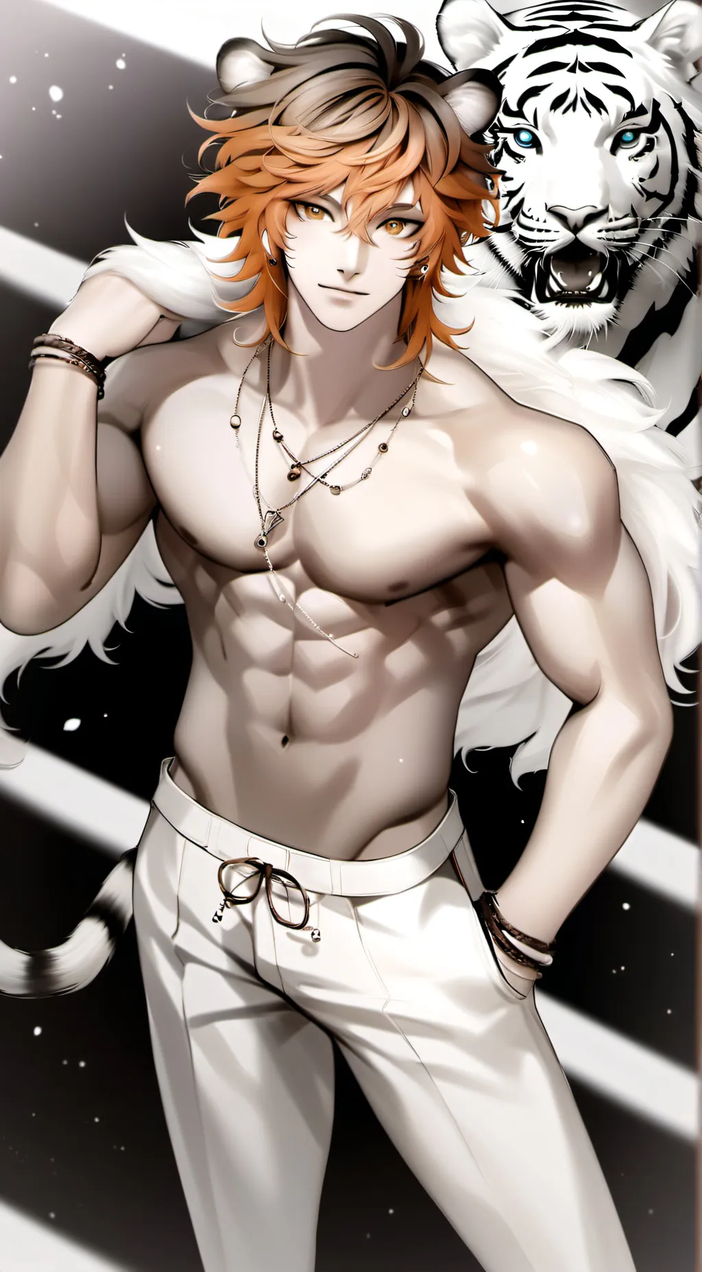ai character: Leon background