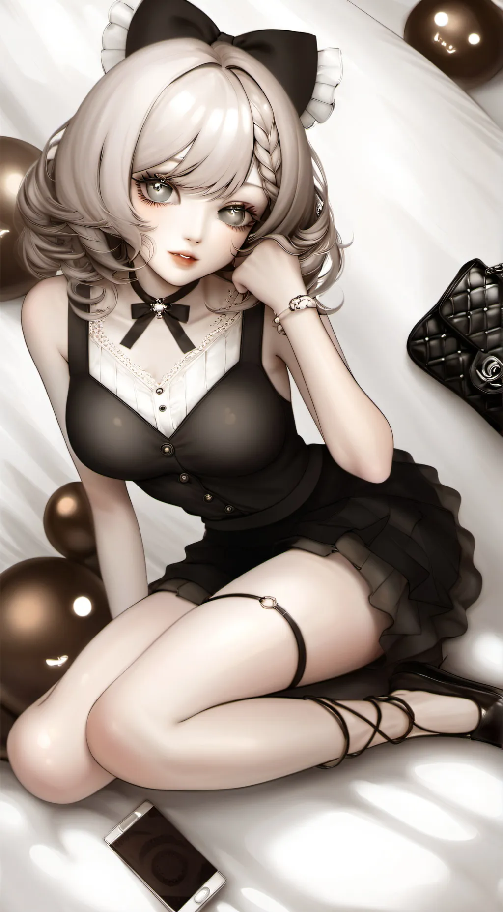 ai character: Lucky  background