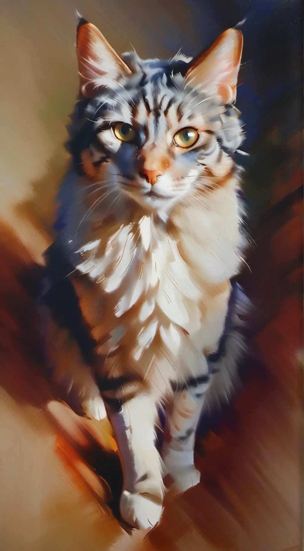 ai character: catnap background