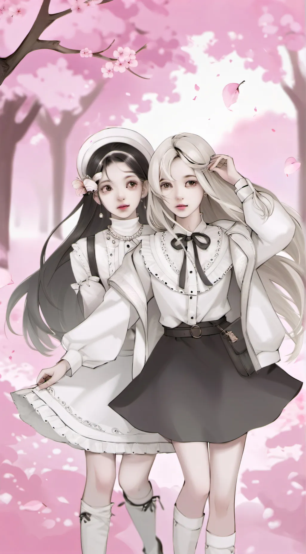 ai character: sylvia & Charlotte background
